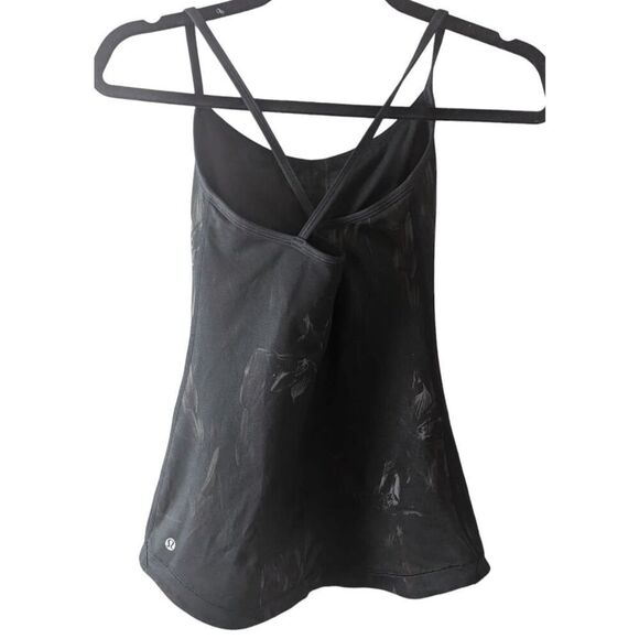 LULULEMON ATHLETICA Atma Tank in Midnight Iris Multi/Black Size 4 - Picture 5 of 5